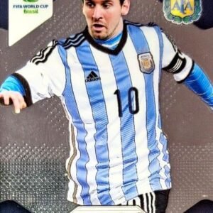 Lionel Messi number 12 2014 Panini Prizm World Cup Argentina card front