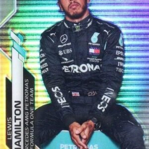 Lewis Hamilton number 1 SP Variation 2020 Topps Chrome Formula 1 card front