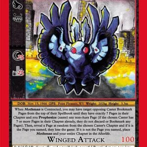Mothman 3/159 Cryptid Nation First Edition Holo English card front