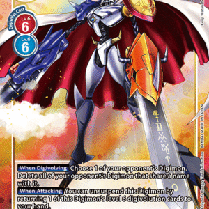 Omnimon BT1-084 Alternate Art Release Special Booster 1.0 English card front