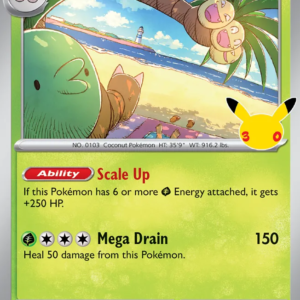 Alolan Exeggutor 2/128 30th Celebration English card front