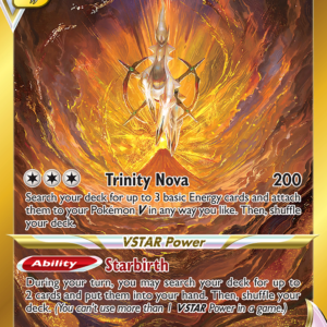 Arceus VSTAR GG70/GG70 Crown Zenith: Galarian Gallery Galarian Gallery Gold Rare English card front