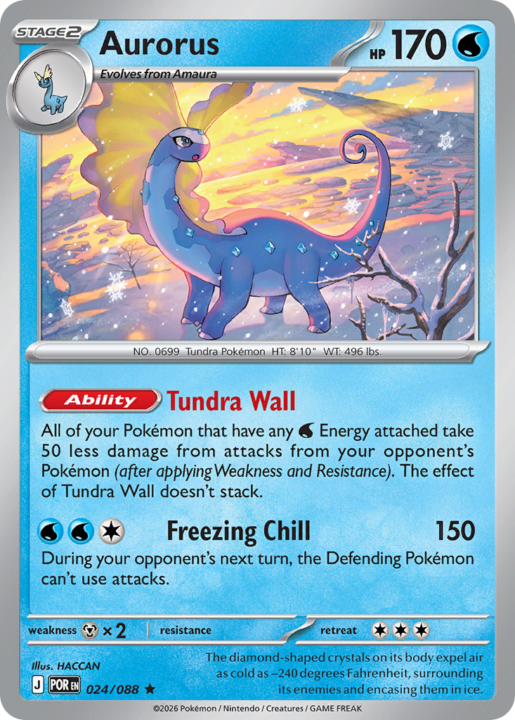 Aurorus 24/88 Perfect Order English card front