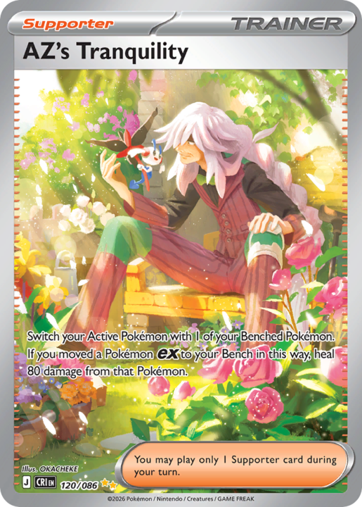 AZ's Tranquility 120/86 Chaos Rising English card front