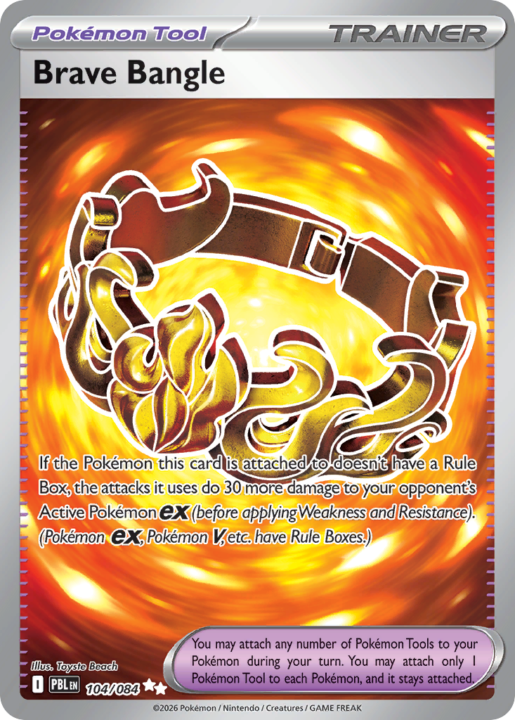 Brave Bangle 104/84 Pitch Black English card front