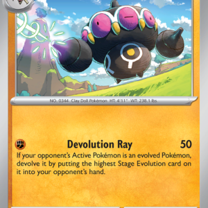 Claydol 47/86 Chaos Rising English card front