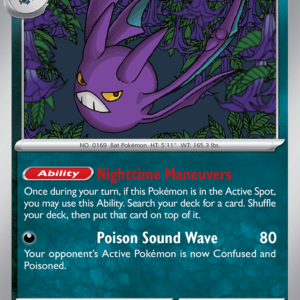 Crobat 51/86 Chaos Rising English card front