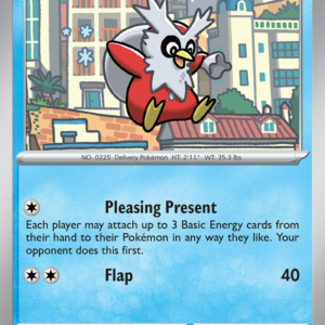 Delibird 18/86 Chaos Rising English card front