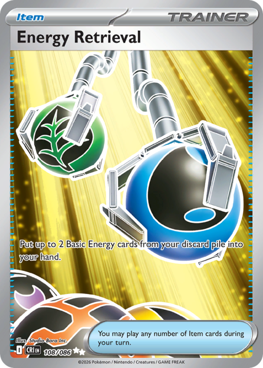 Energy Retrieval 108/86 Chaos Rising English card front