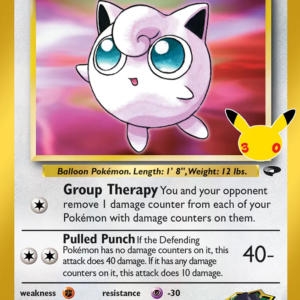 Erika's Jigglypuff 69 30th Celebration: Classic Collection English card front