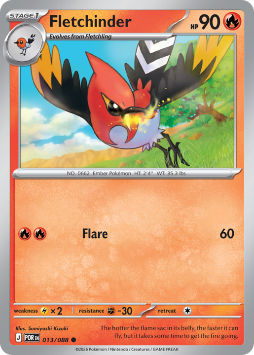 Fletchinder 13/88 Perfect Order English card front