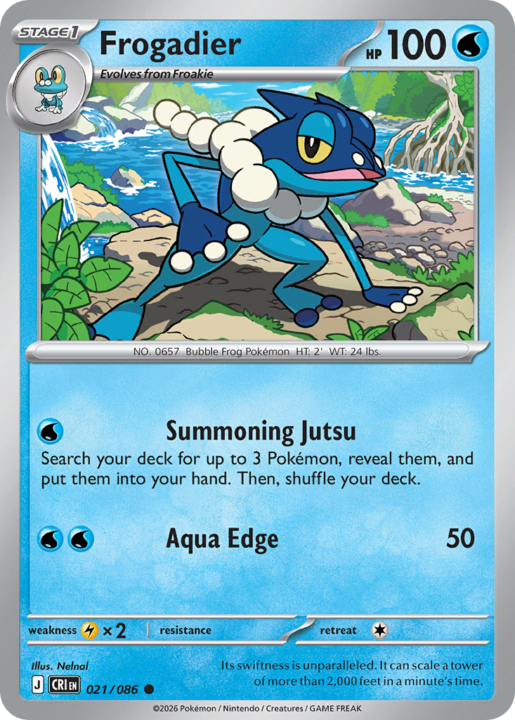 Frogadier 21/86 Chaos Rising English card front