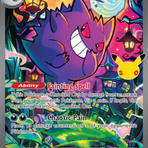 Gengar ex 154/128 30th Celebration English card front