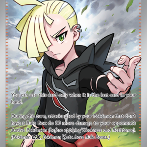 Gladion's Final Battle 108/84 Pitch Black English card front