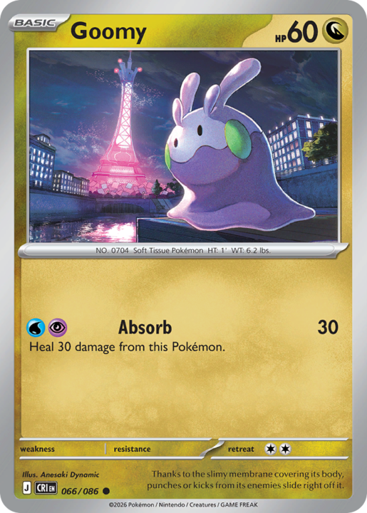 Goomy 66/86 Chaos Rising English card front