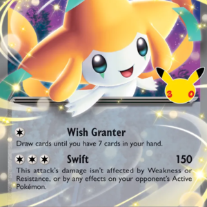 Jirachi ex 102/128 30th Celebration English card front