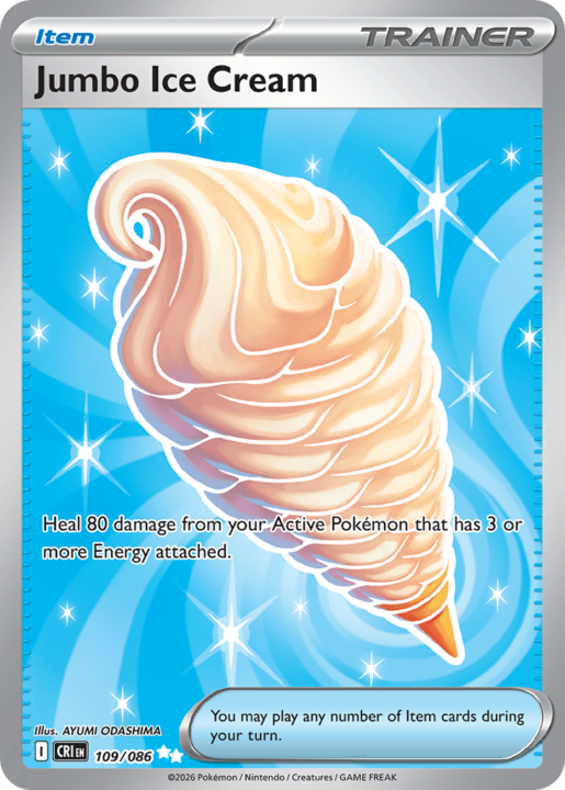 Jumbo Ice Cream 109/86 Chaos Rising English card front