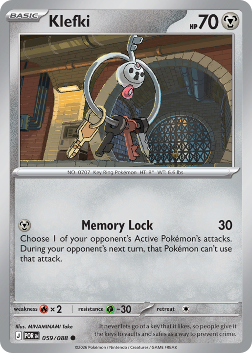Klefki 59/88 Perfect Order English card front