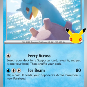 Lapras 17/128 30th Celebration English card front