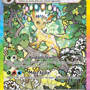 Leafeon ex 144/131 Prismatic Evolutions Special Illustration Rare English card front