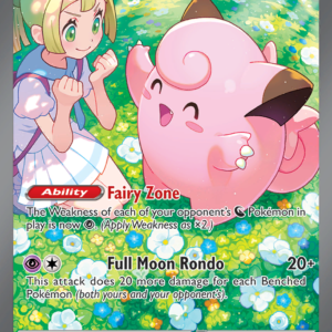 Lillie’s Clefairy ex 184/159 Journey Together Special Illustration Rare English card front