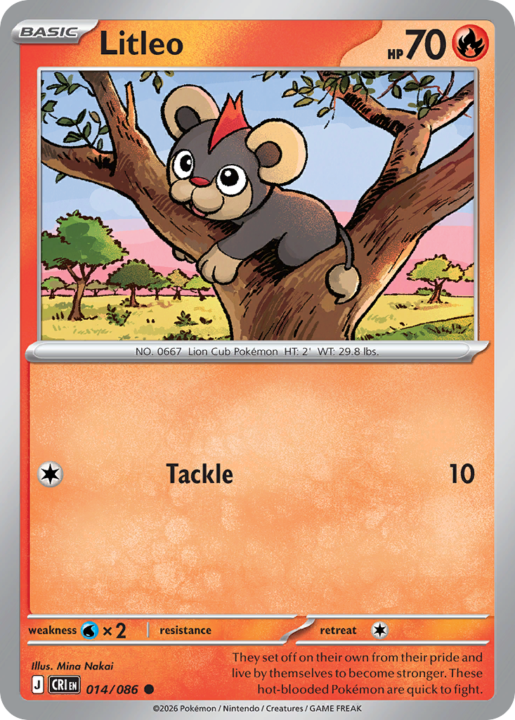 Litleo 14/86 Chaos Rising English card front