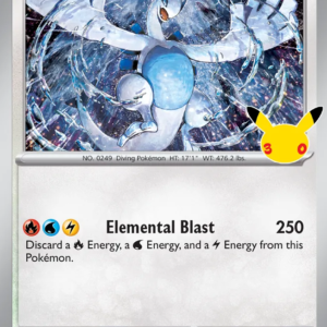 Lugia 121/128 30th Celebration English card front