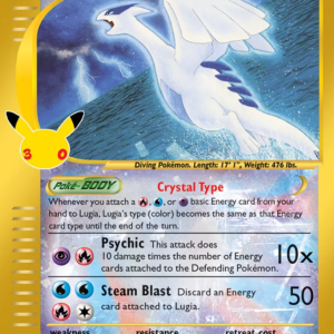 Lugia 149 30th Celebration: Classic Collection English card front