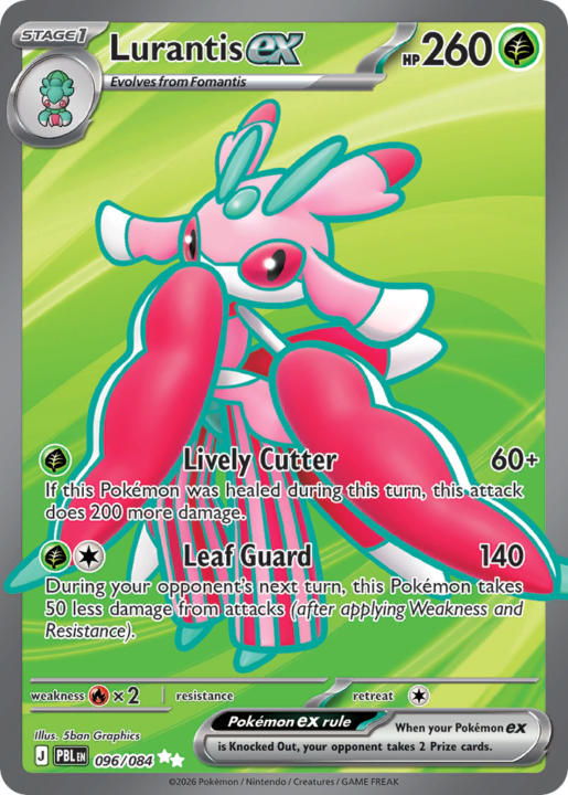 Lurantis ex 96/84 Pitch Black English card front