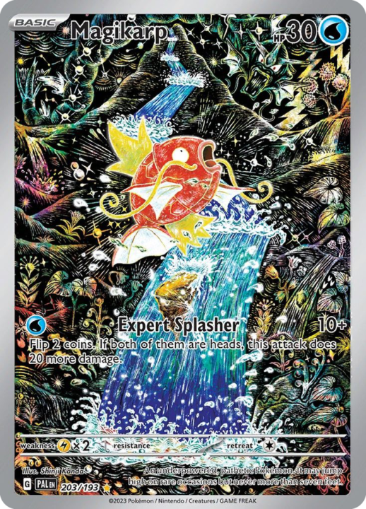 Magikarp 203/193 Paldea Evolved Illustration Rare English card front