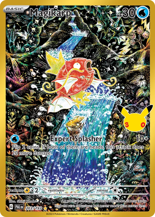 Magikarp 203 30th Celebration: Classic Collection English card front