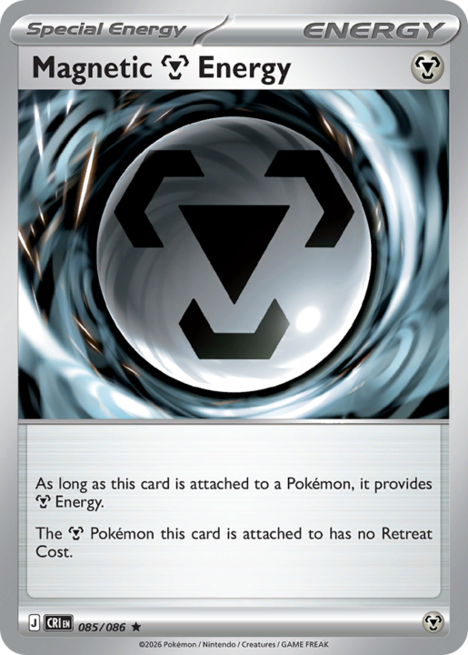 Magnetic Metal Energy 85/86 Chaos Rising English card front