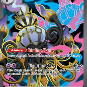Mega Chandelure ex 99/84 Pitch Black English card front