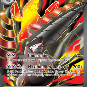 Mega Excadrill ex 103/84 Pitch Black English card front