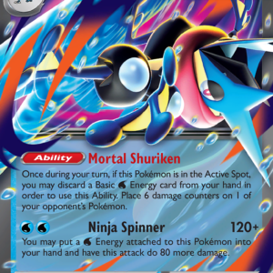 Mega Greninja ex 22/86 Chaos Rising English card front