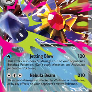 Mega Starmie ex 21/88 Perfect Order English card front