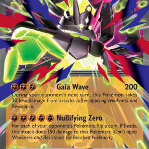 Mega Zygarde ex 47/88 Perfect Order English card front