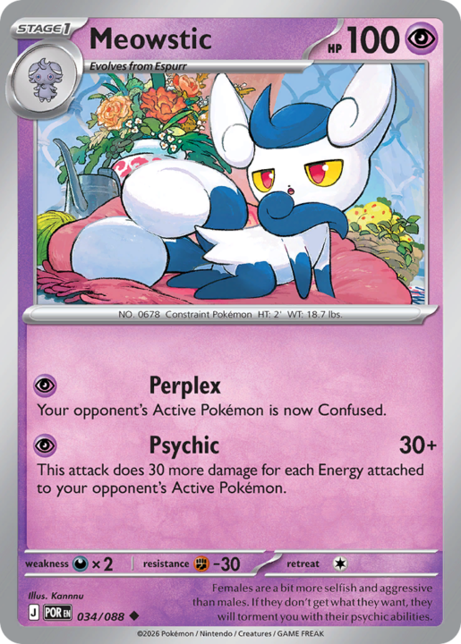 Meowstic 34/88 Perfect Order English card front