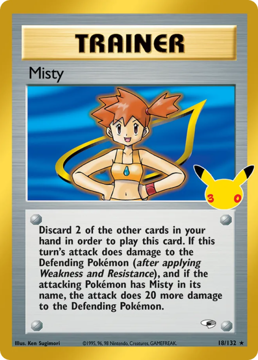 Misty 18 30th Celebration: Classic Collection English card front