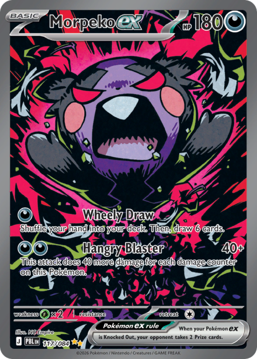 Morpeko ex 117/84 Pitch Black English card front