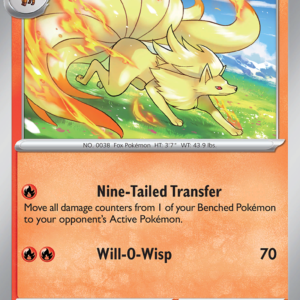 Ninetales 9/86 Chaos Rising English card front