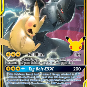 Pikachu & Zekrom-GX 33 30th Celebration: Classic Collection English card front