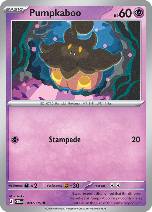 Pumpkaboo 40/86 Chaos Rising English card front