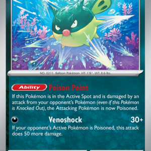 Qwilfish 52/86 Chaos Rising English card front