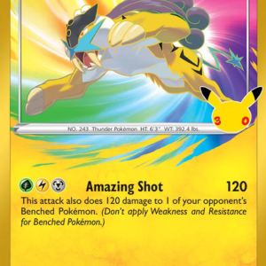 Raikou 50 30th Celebration: Classic Collection English card front