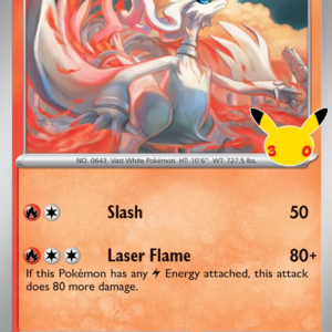 Reshiram 14/128 30th Celebration English card front