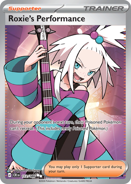 Roxie's Performance 112/86 Chaos Rising English card front