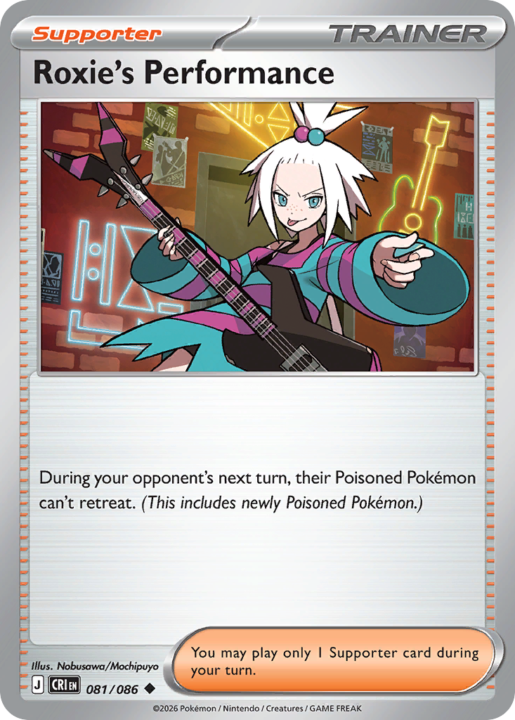 Roxie's Performance 81/86 Chaos Rising English card front