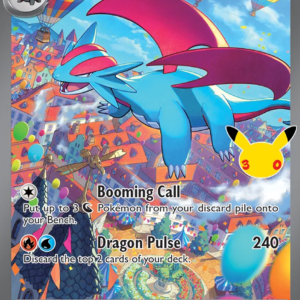 Salamence ex 156/128 30th Celebration English card front