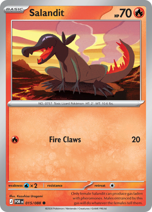 Salandit 15/88 Perfect Order English card front